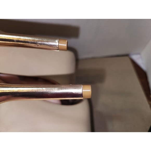 Steve Madden Rose Gold "Truly" Strappy Stiletto Sandal Heels Size 10M - Picture 10 of 12